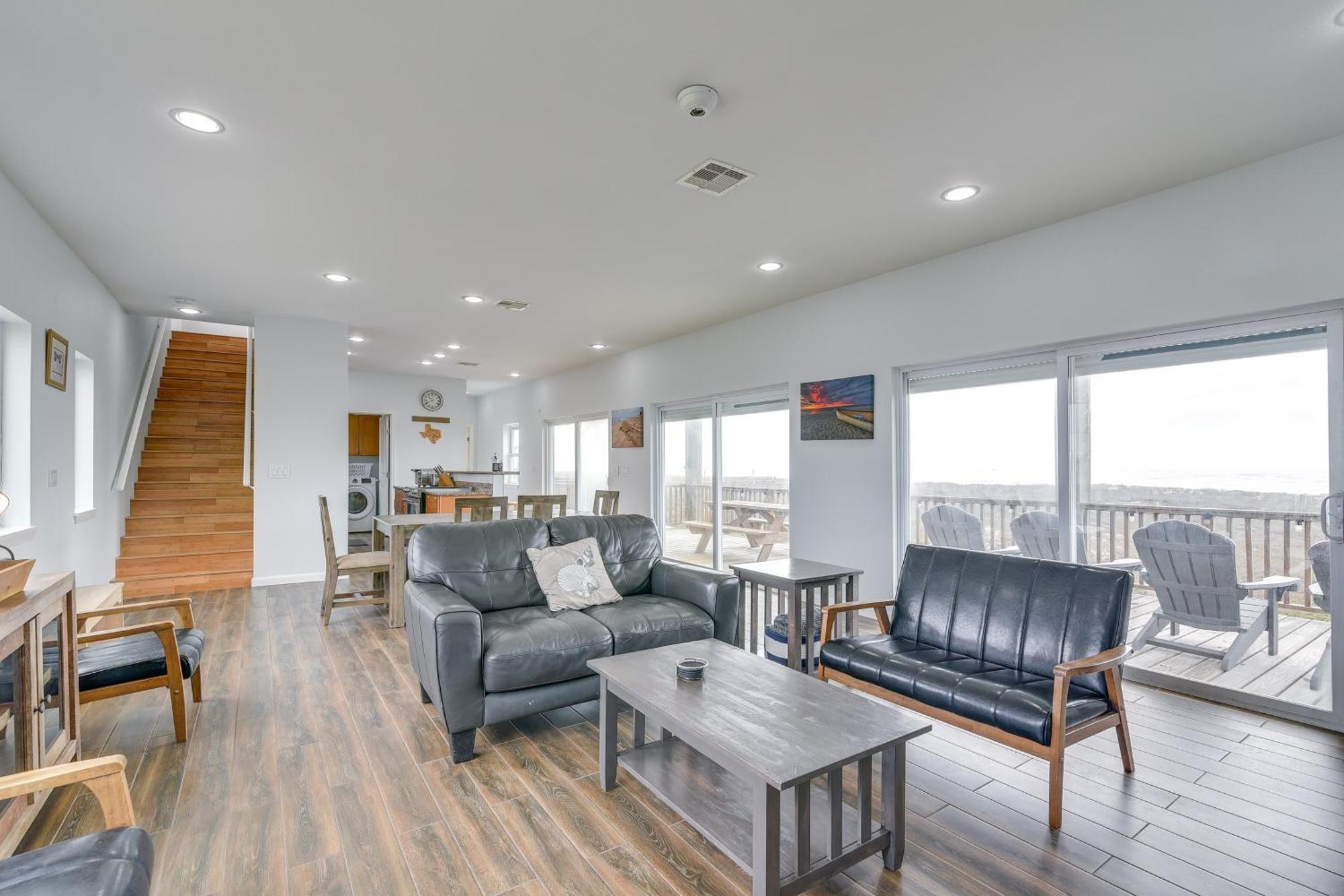 Ocean-View Surfside Home With Boardwalk To Beach! Surfside Beach Extérieur photo