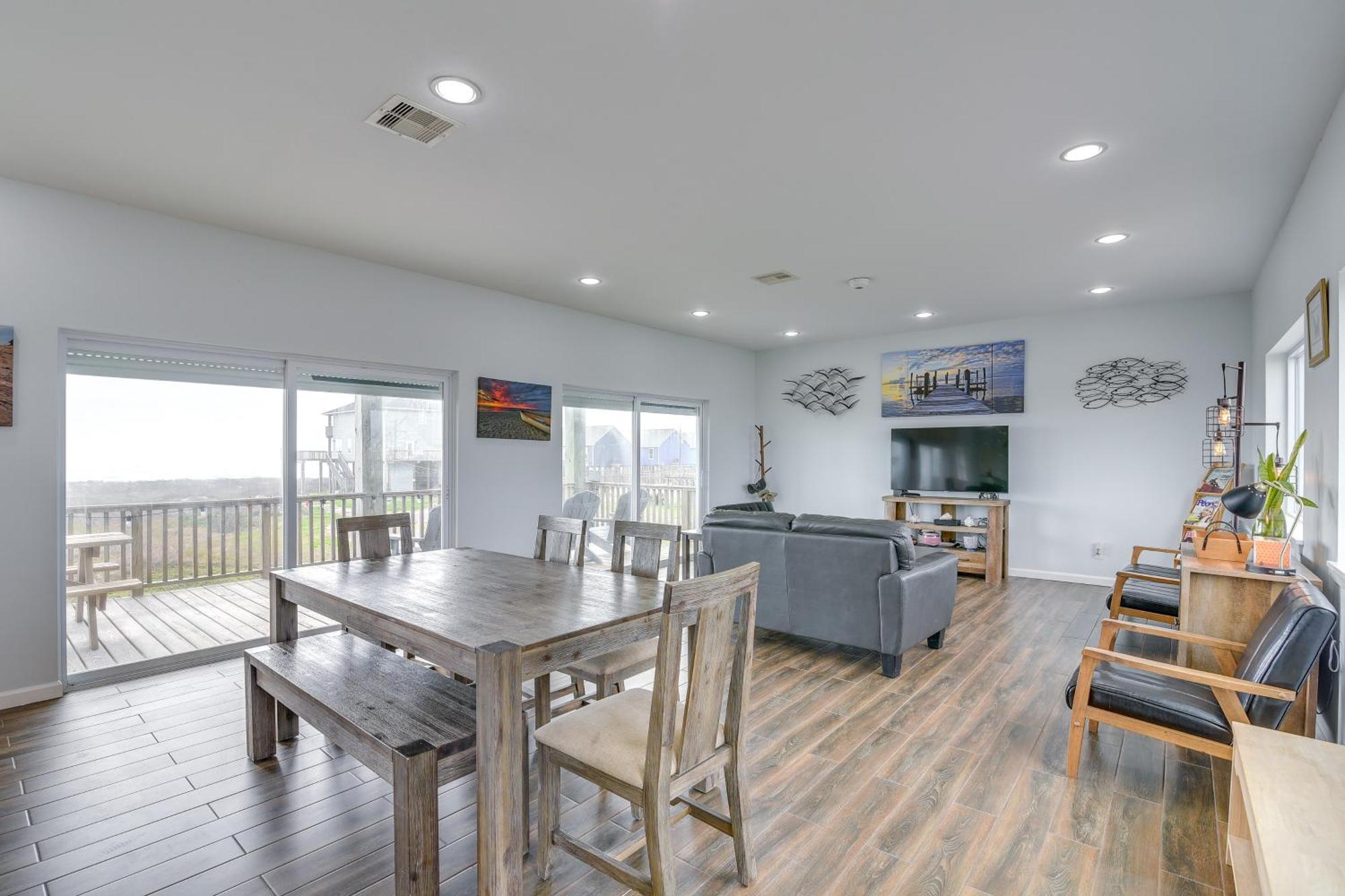 Ocean-View Surfside Home With Boardwalk To Beach! Surfside Beach Extérieur photo